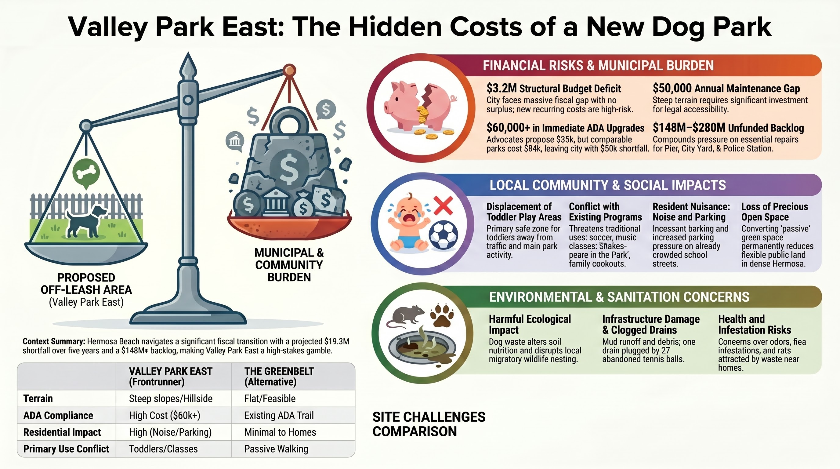 Dog Park Hidden Costs Infographic